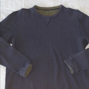 Blue and Green crew neck sweatshirt